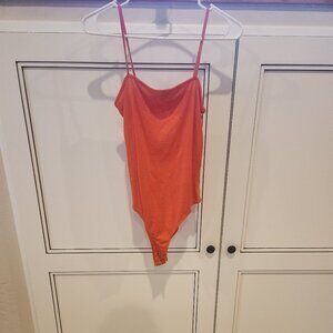 Size Small Orange Bodysuit